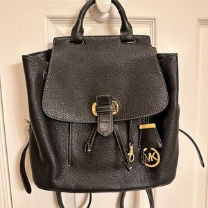 Michael Kors black Backpack purse